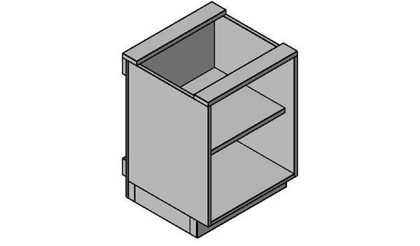 Parametric Casework - Cabinet - Base - Open
