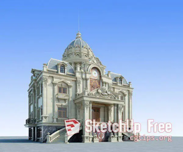 Exterior Villa Scene