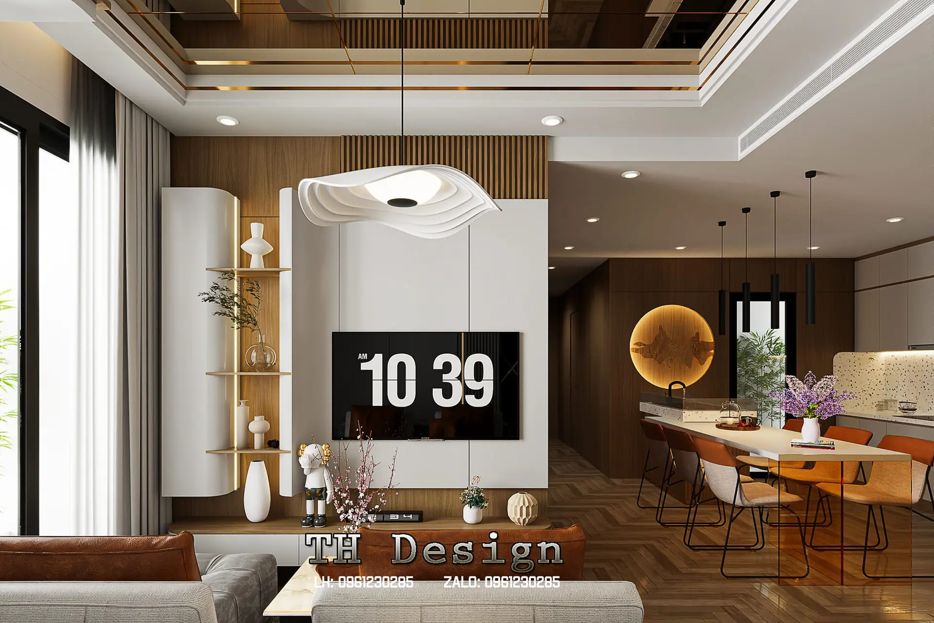 Living Room – Kitchen Interior