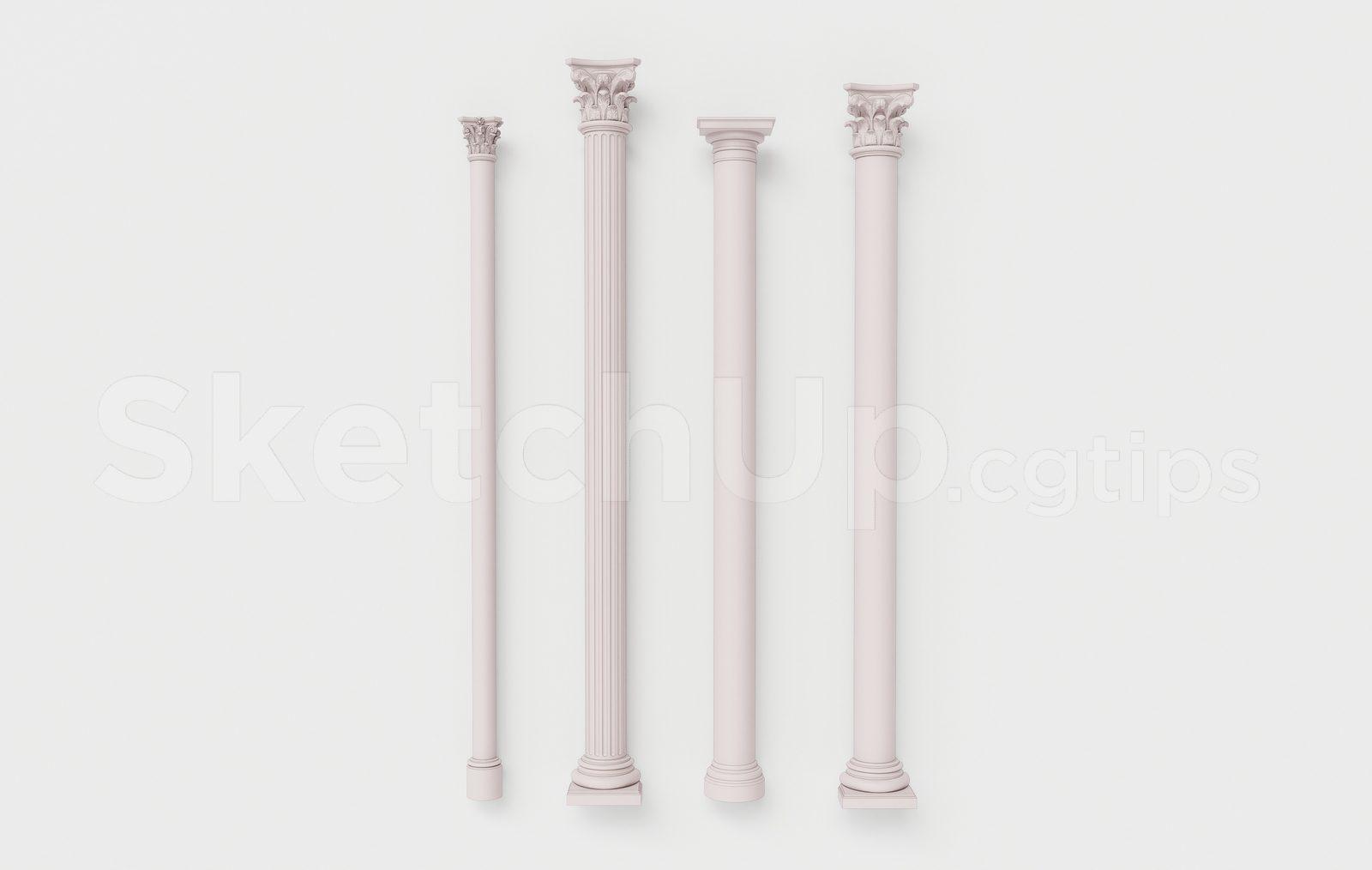 Classic Roman and Greek Columns