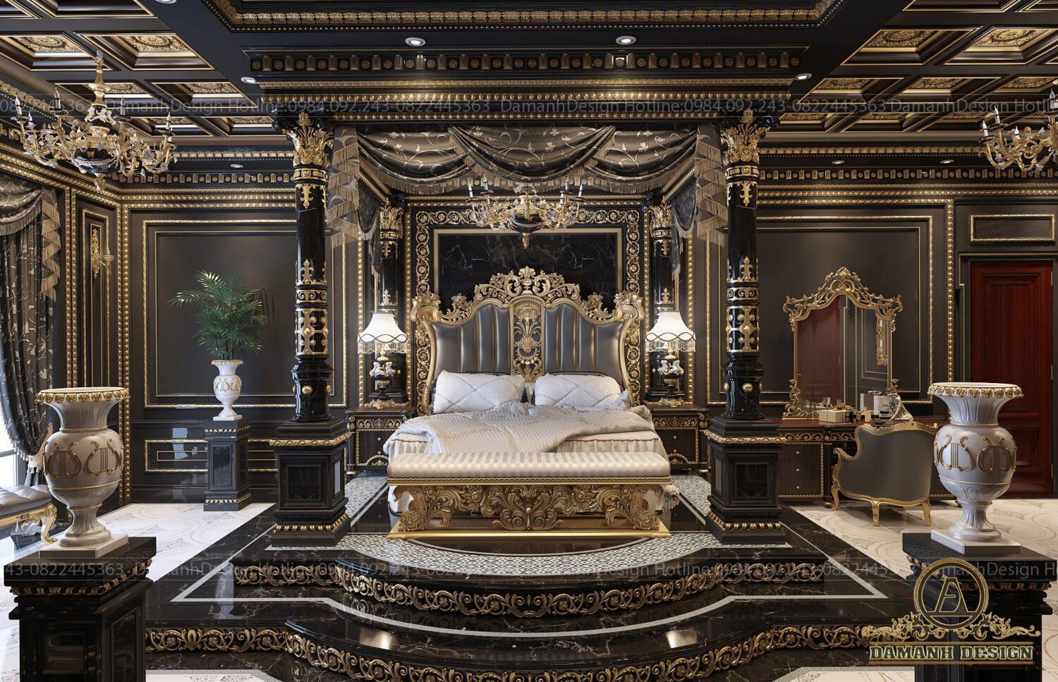 Neoclassical Bedroom Interior