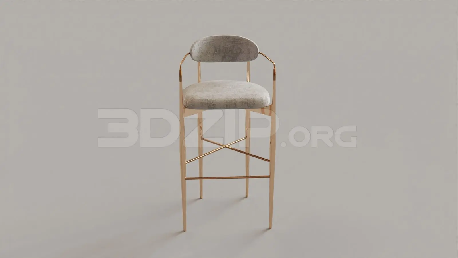 Bar Stool — preview 1 (3dzip, CC0)