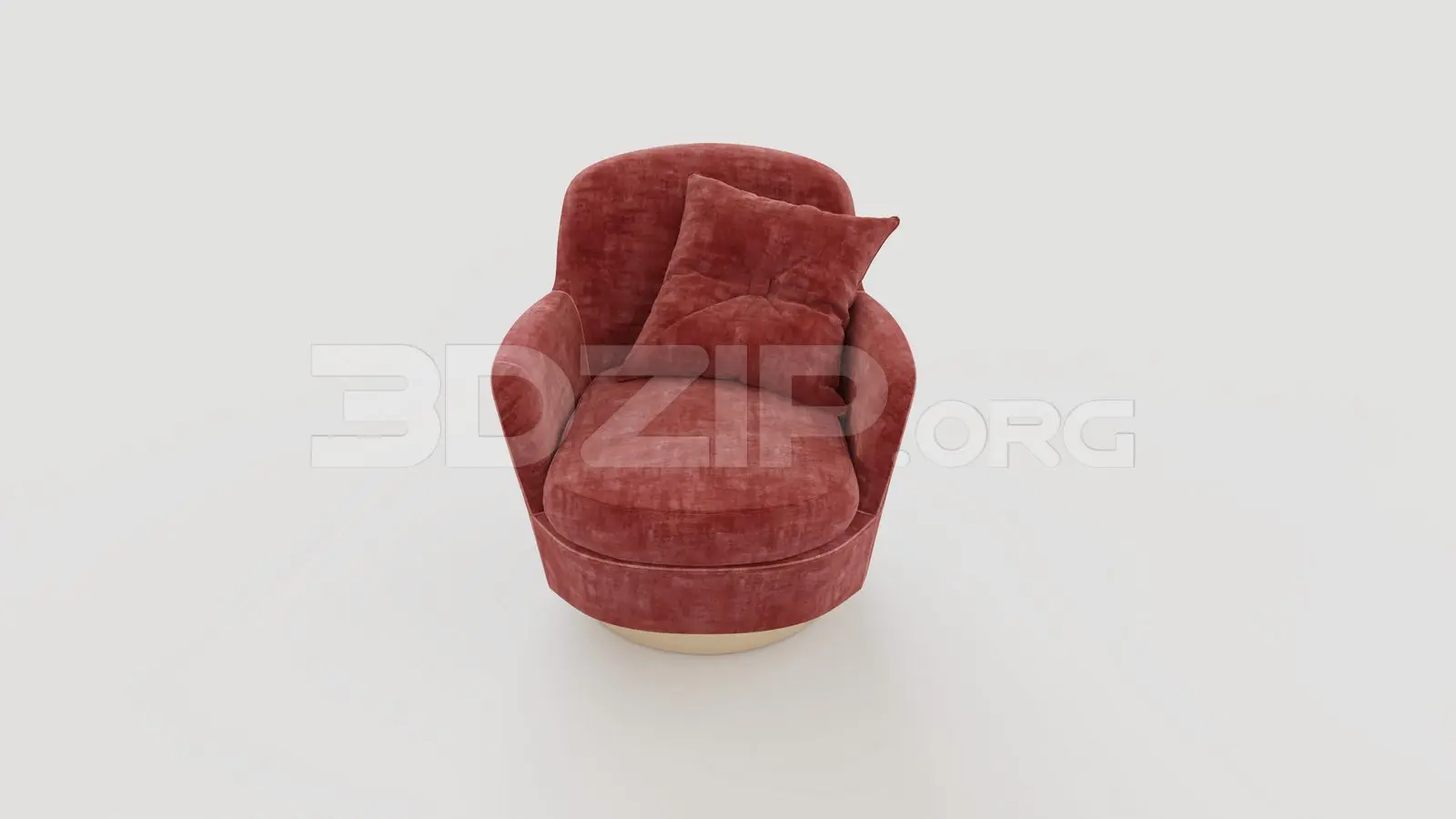 Armchair — preview 1 (3dzip, CC0)