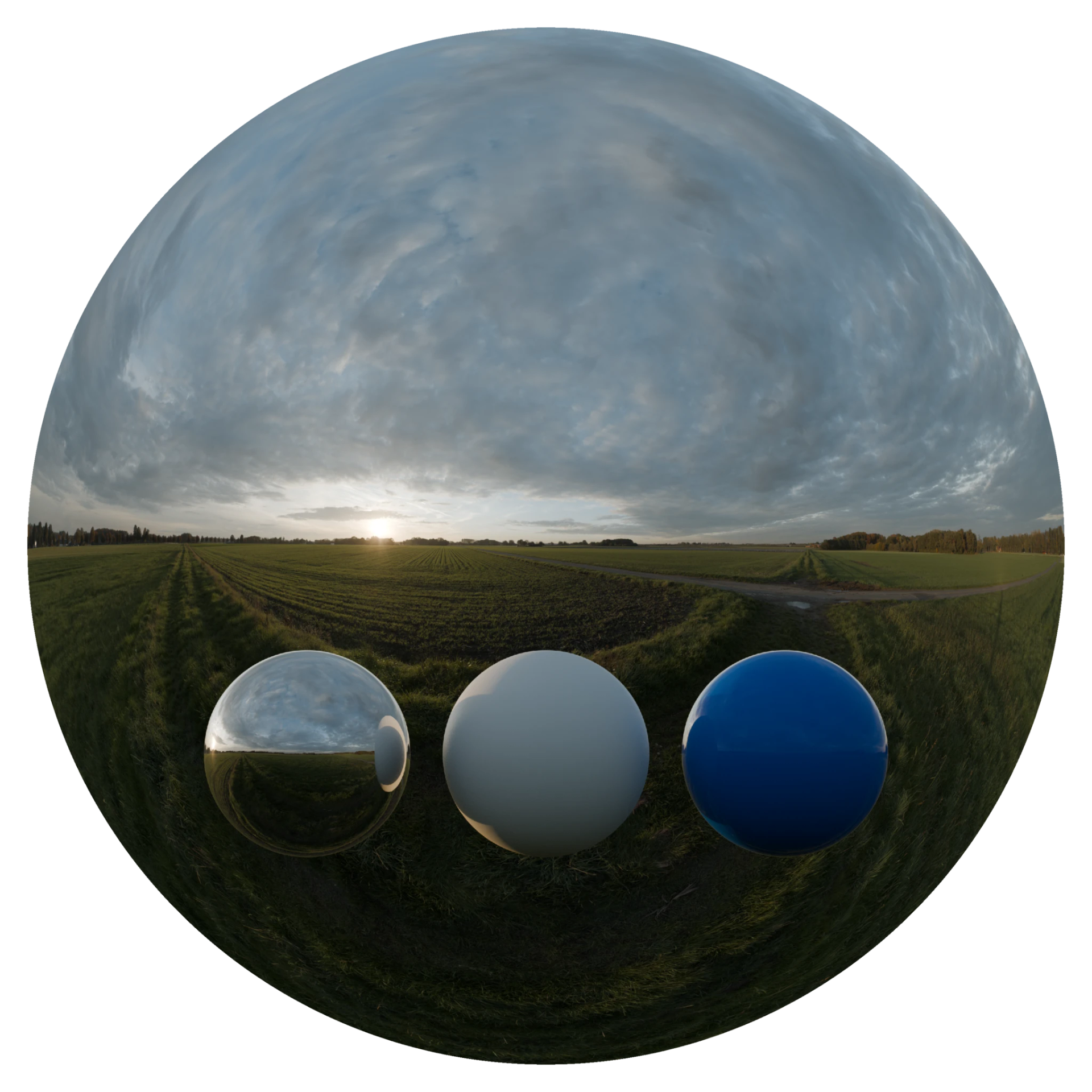 Evening Sky HDRI 012 A