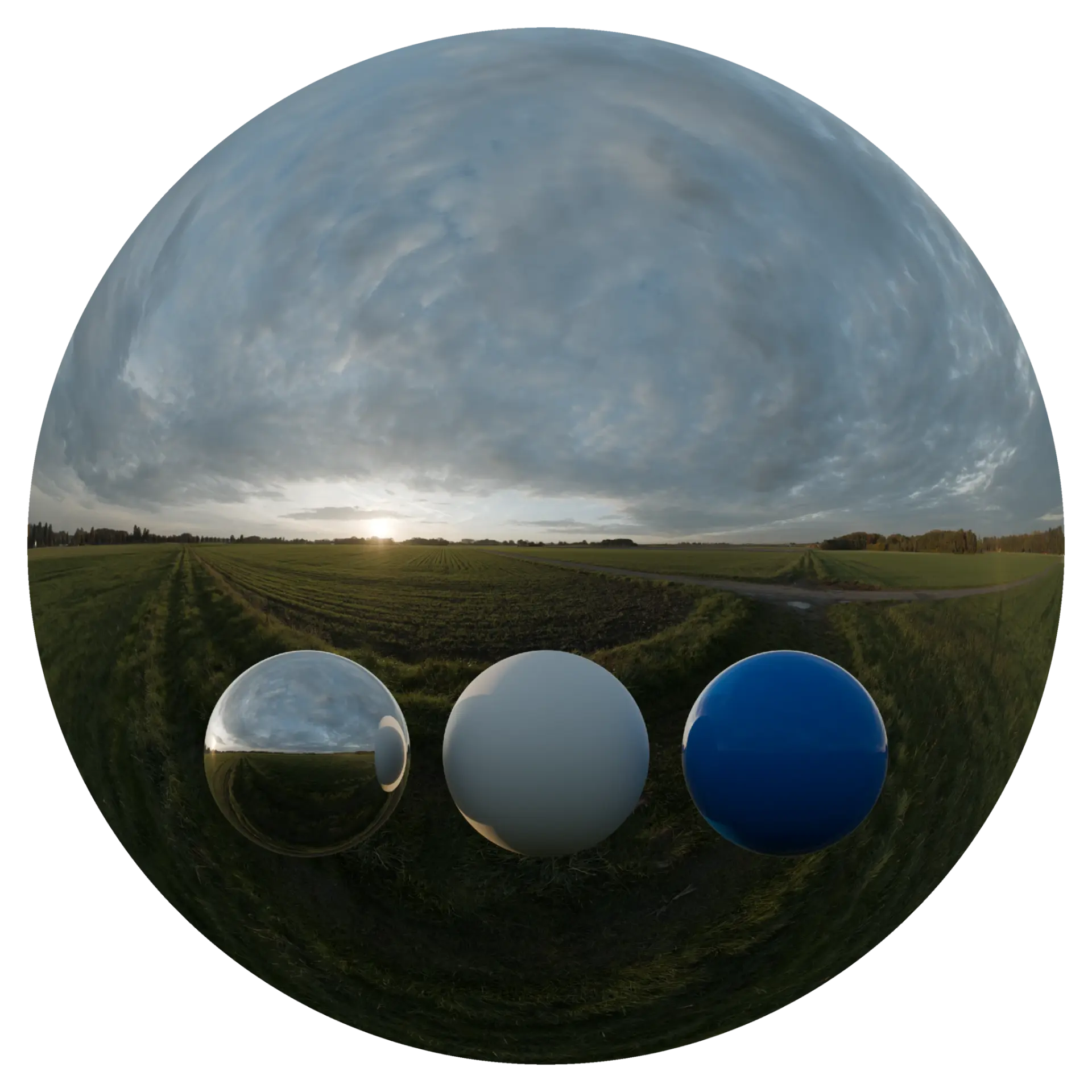 Evening Sky HDRI 012 A