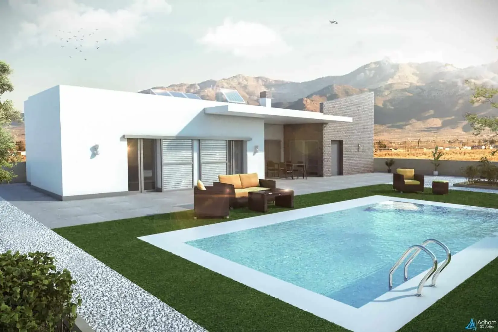 Exterior 3D Scene From Adham Mohamed