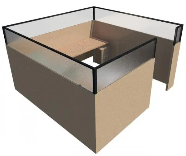 Fully Parametric Office Cubicle