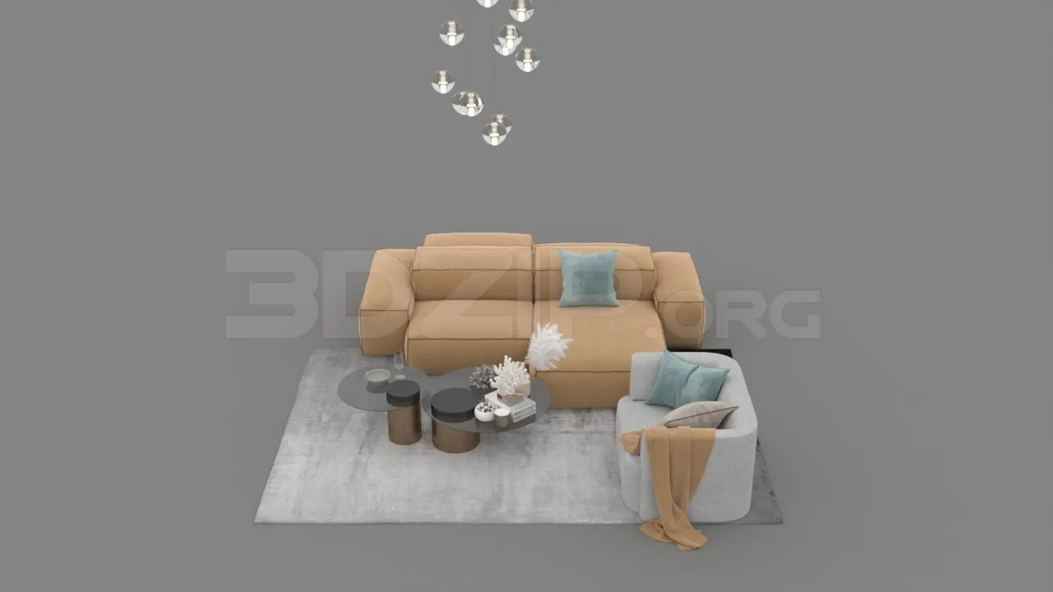 Sofa — preview 1, by Tuan An (3dzip, CC0)
