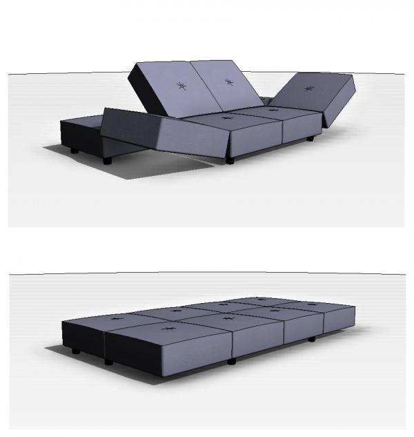 Damier sofa