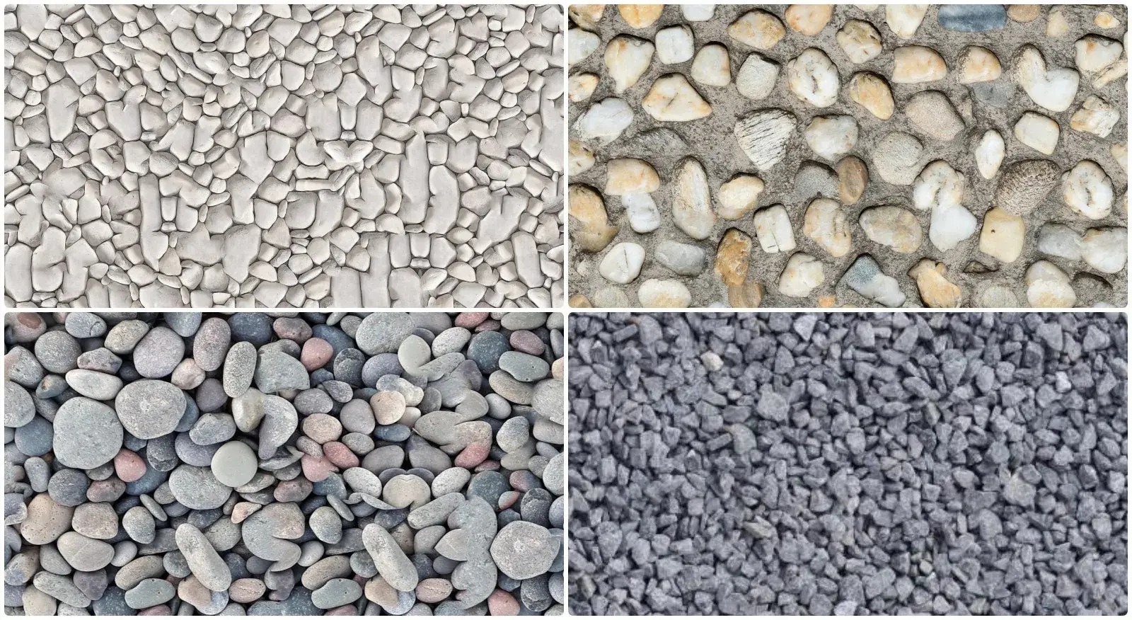 Pebble & Gravel Texture Maps – High Resolution