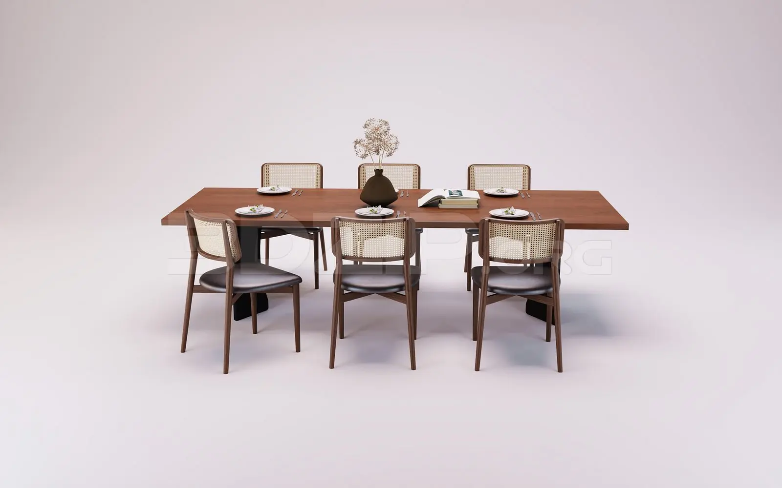 Dining Table And Chair — preview 1 (3dzip)