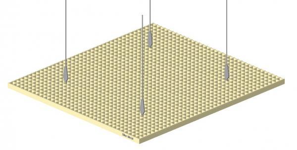 Blue Metal-Cell Ceiling System CE