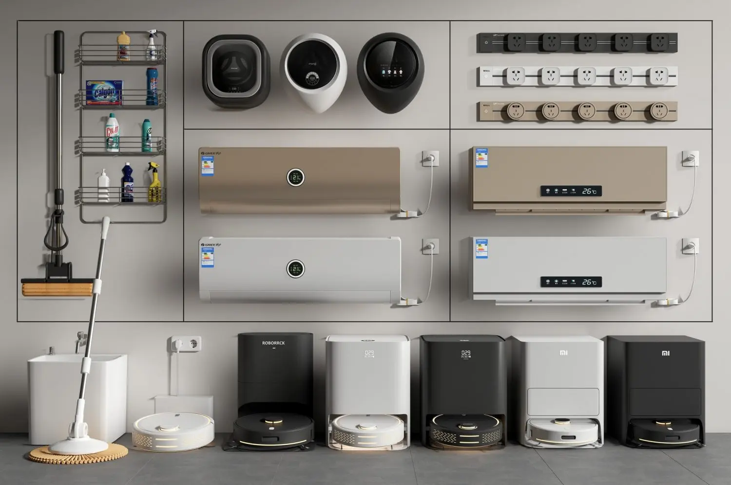 Electronic appliances in the household