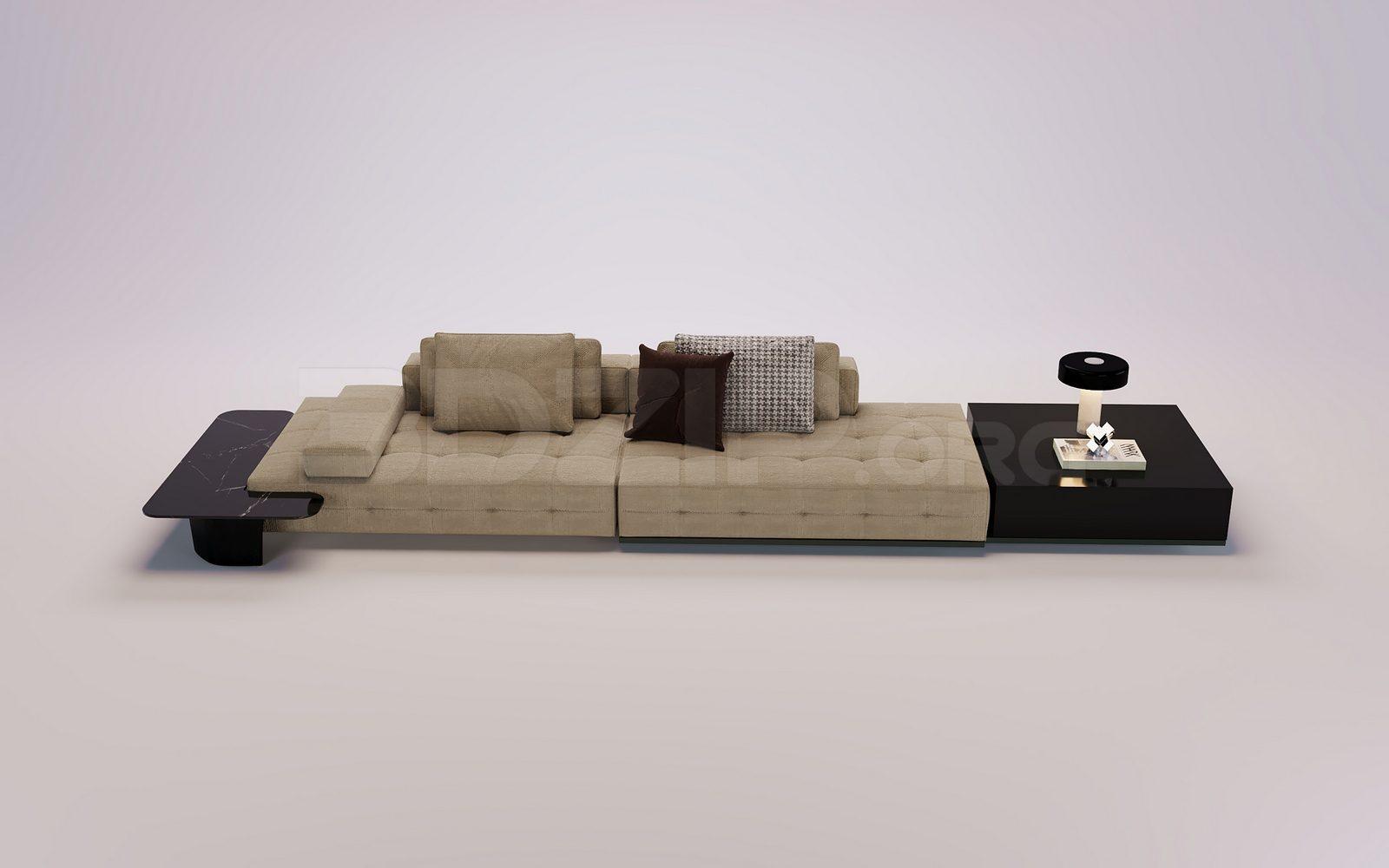 Sofa 3D Model for Interior Projects