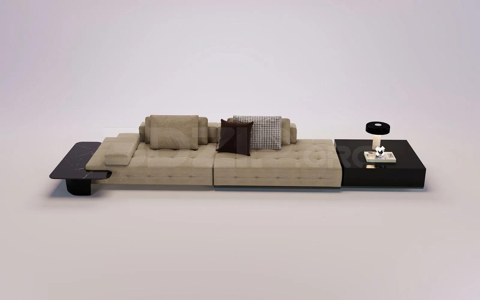 Sofa 3D Model for Interior Projects