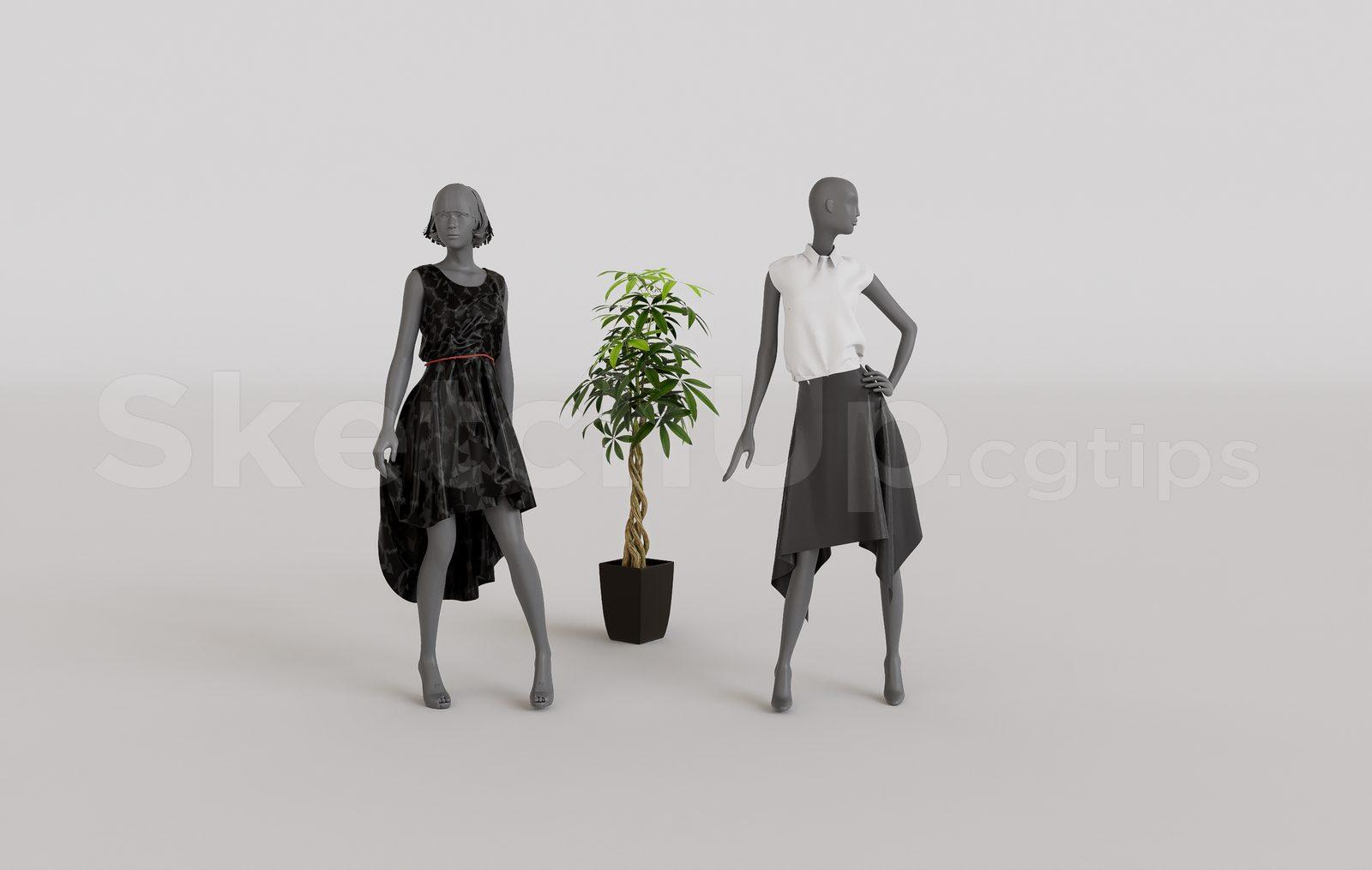 A Mannequin For Fashion Clothing