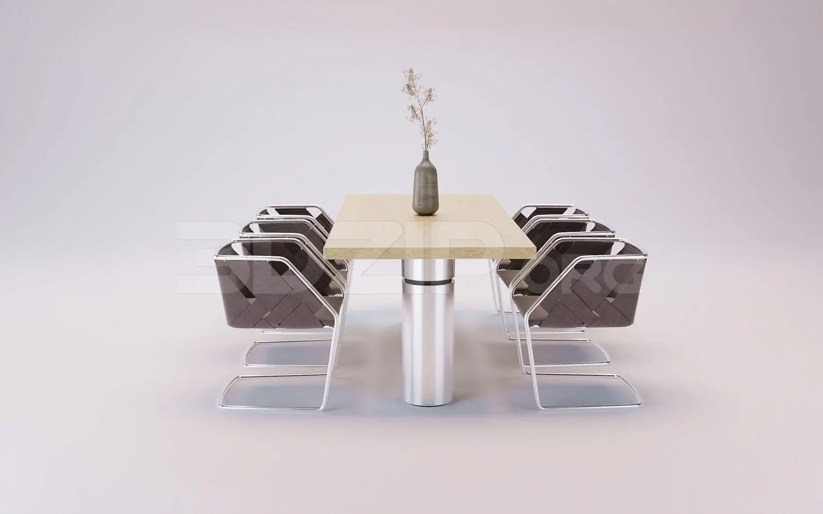 Dining Table And Chair — preview 1 (3dzip)