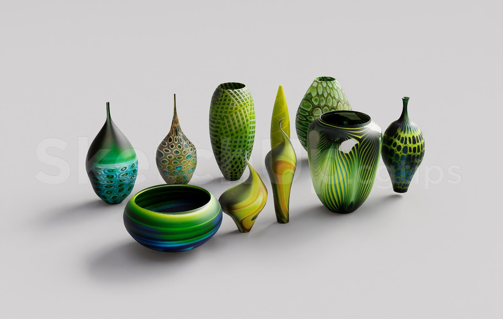 Modern Decorative Glass Vase