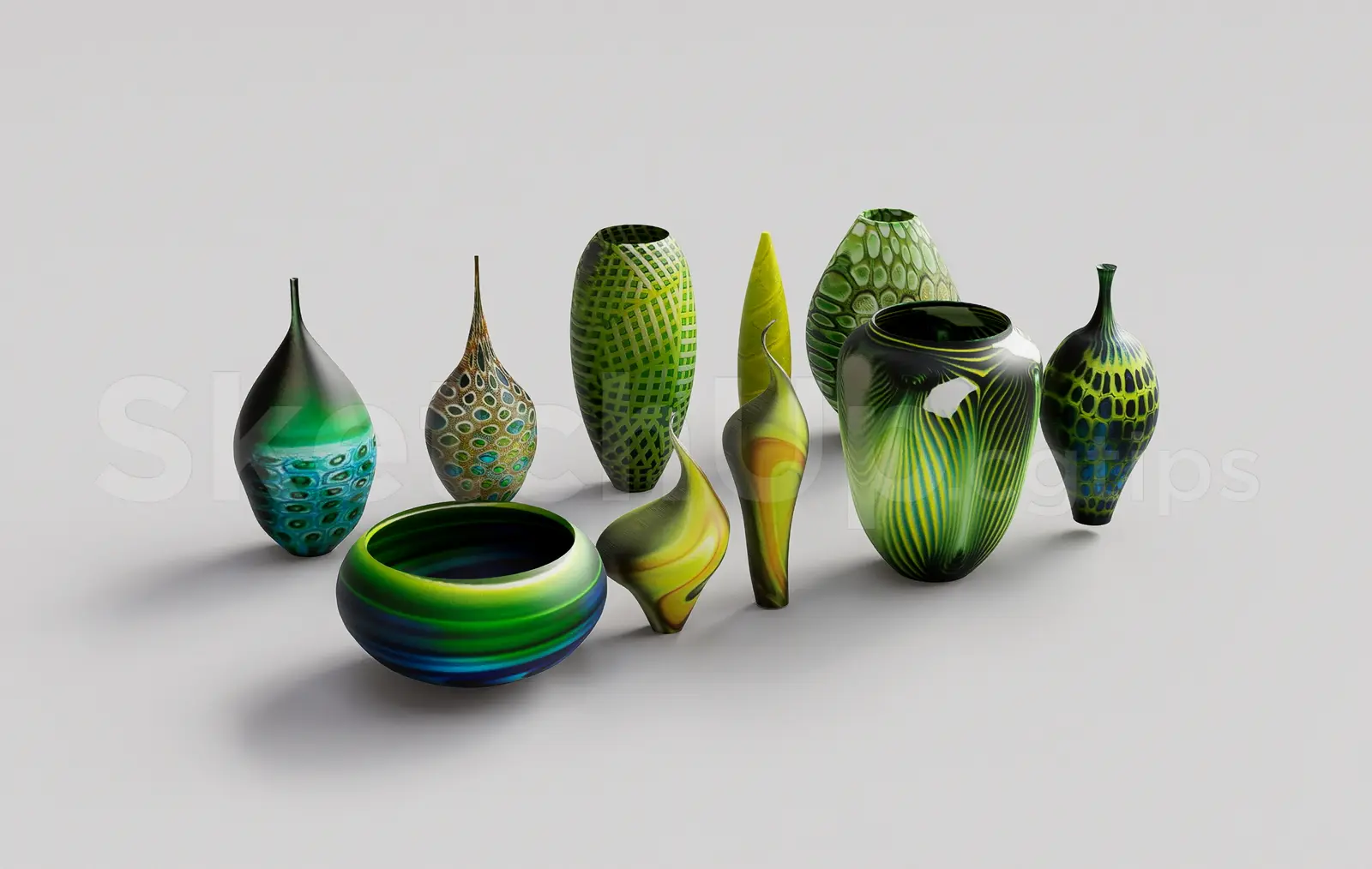 Modern Decorative Glass Vase
