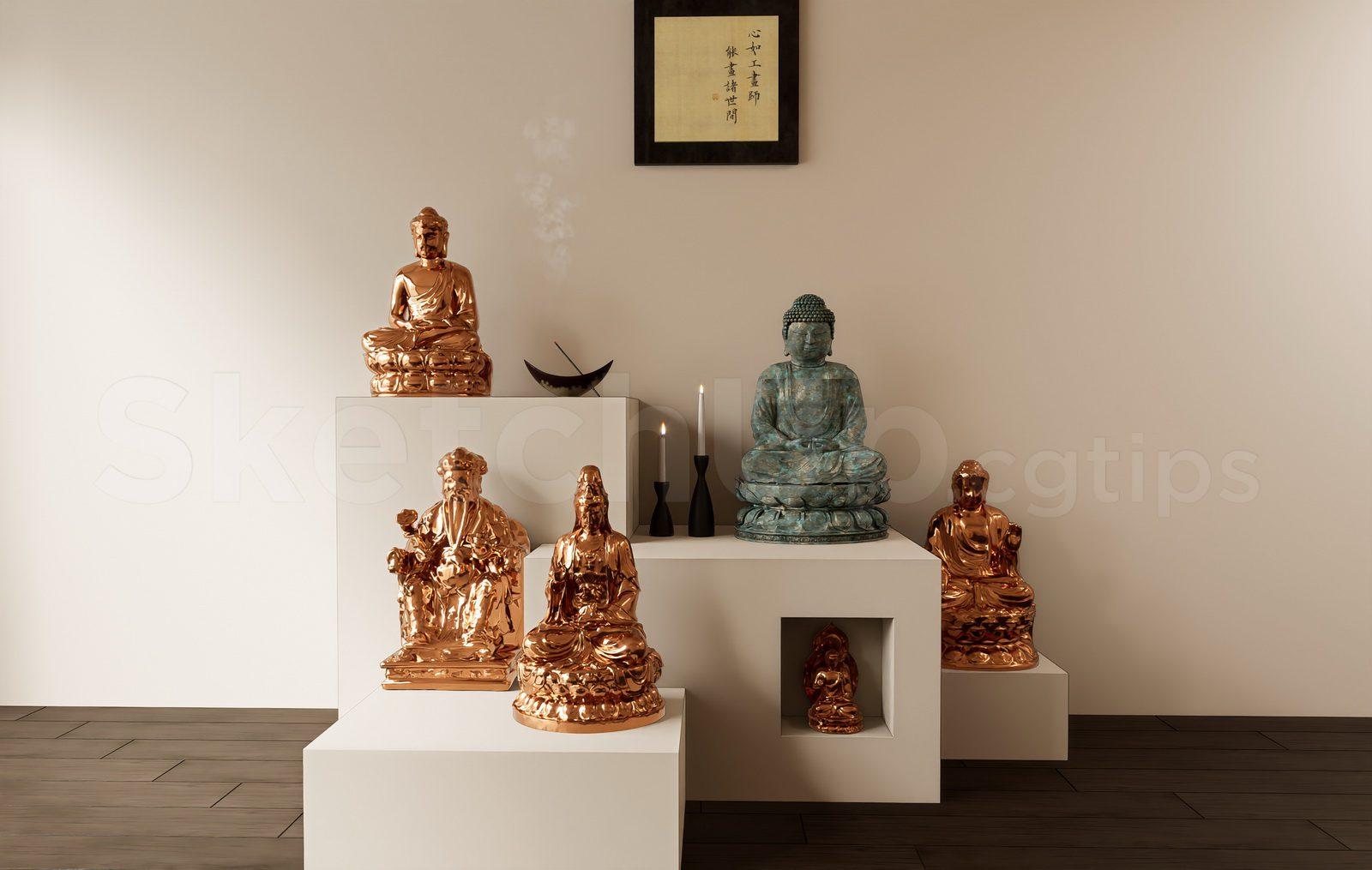 Buddha statues
