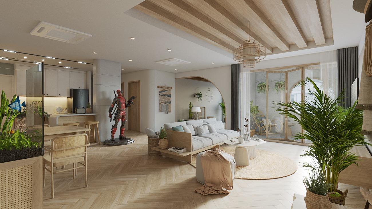 Interior Living- Kitchenroom Scene