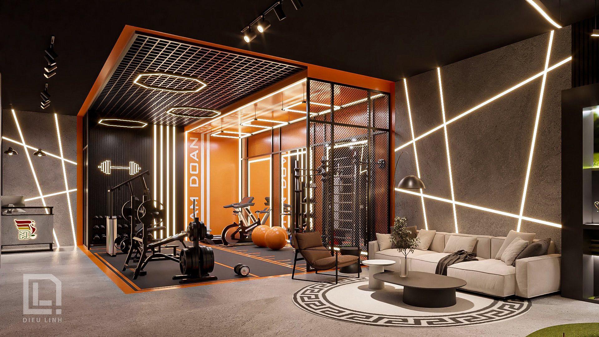 Gym and Golf room Interior