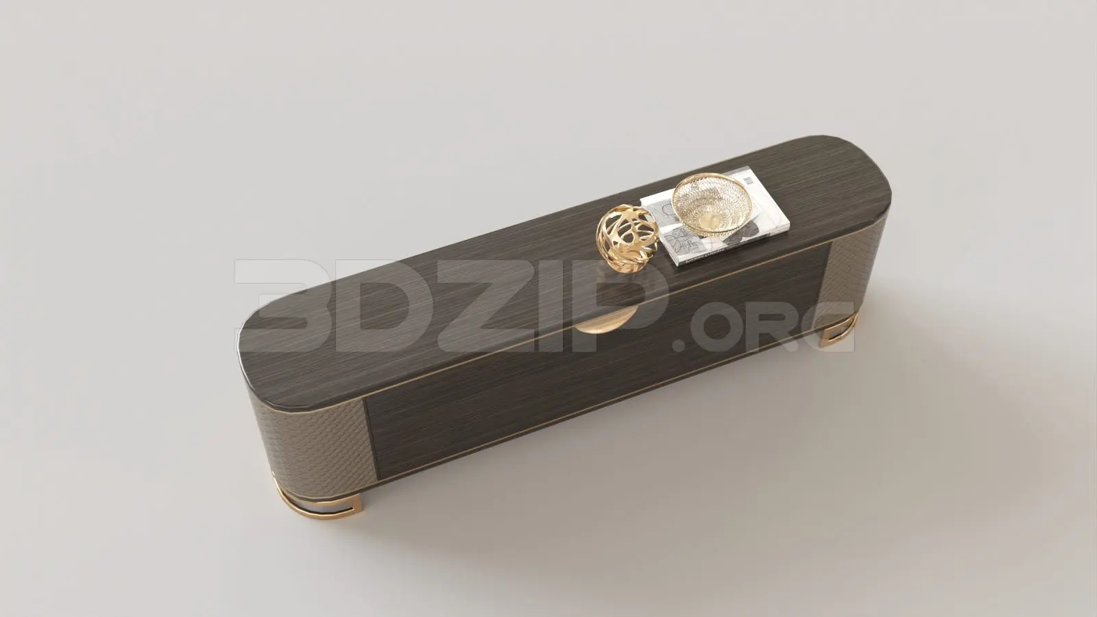 TV Cabinet — preview 1 (3dzip, CC0)