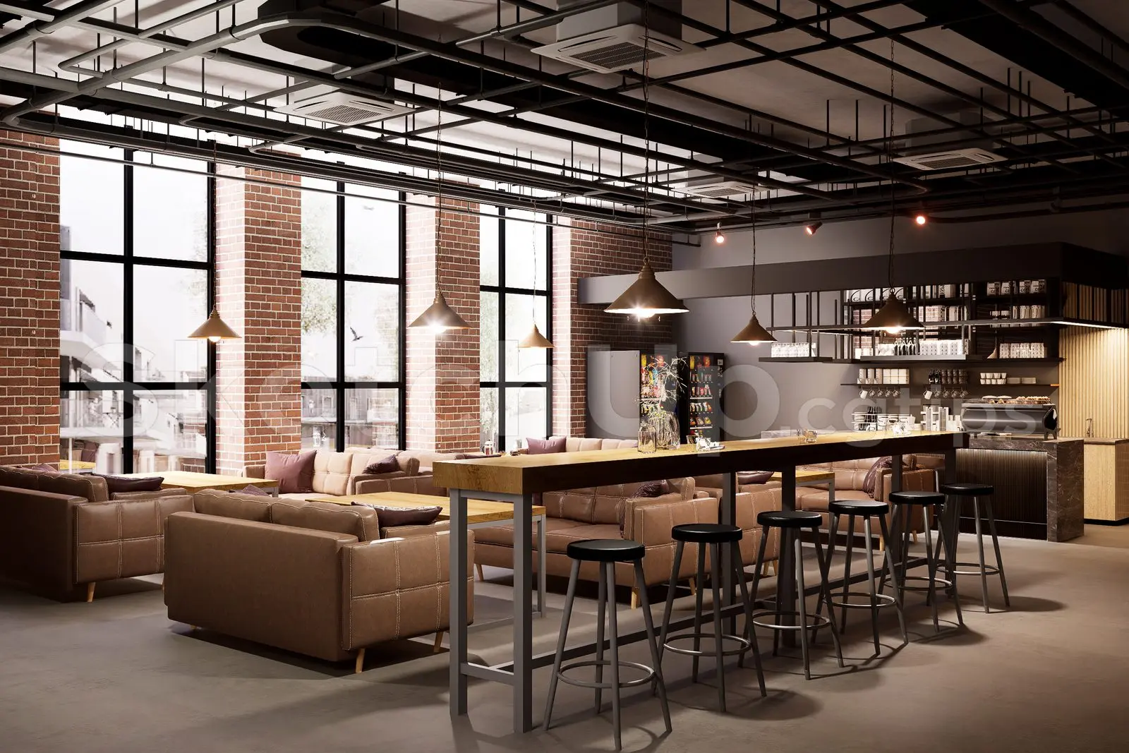 Restaurant Bar Interior