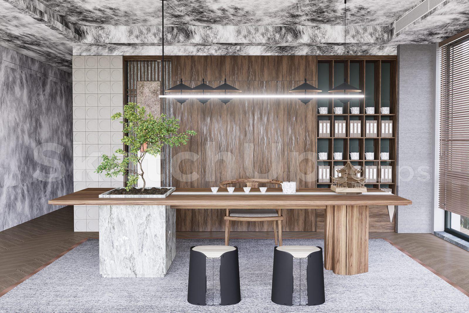 Tea Room Interior