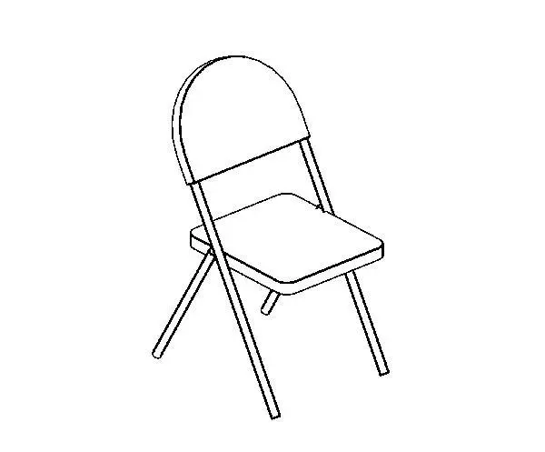 Parametric Folding Chair — preview 1, by roberts360 (RevitCity, CC0)