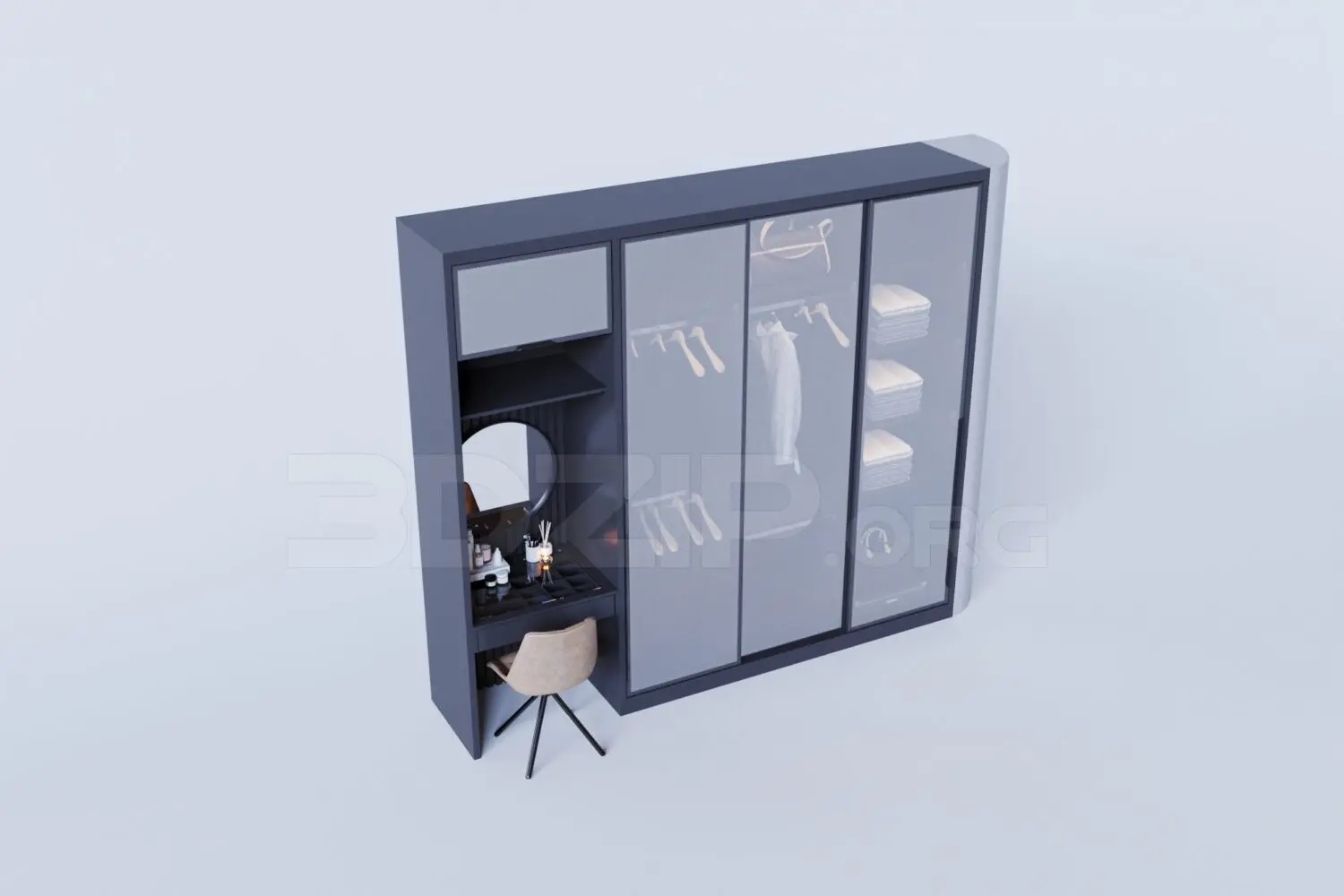 Wardrobe — preview 1, by Phuong Tran (3dzip)