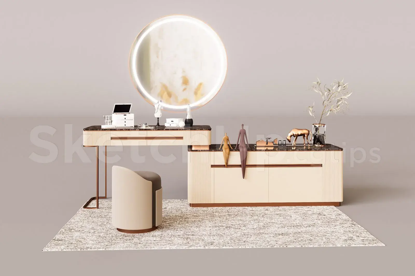Makeup Table