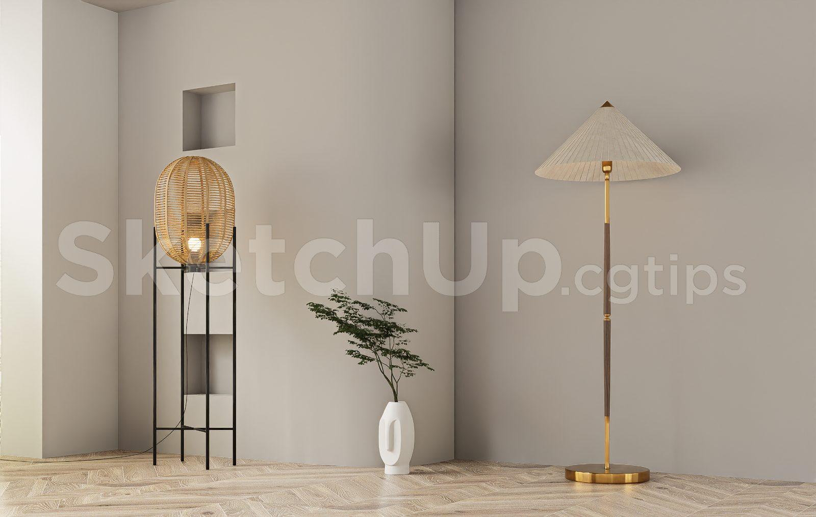 Floor Lamp Model Download for Interior Projects