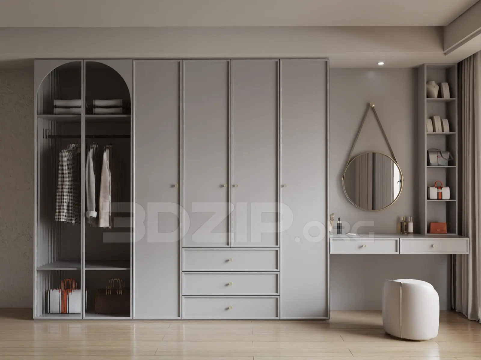 Dressing room — preview 1 (3dzip, CC0)