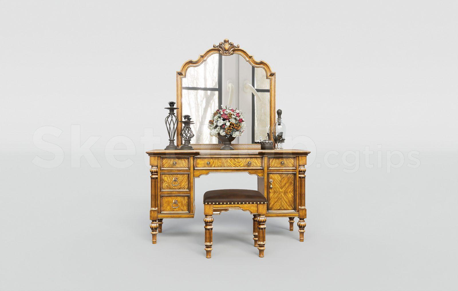 Makeup Table — preview 1 (cgtips)