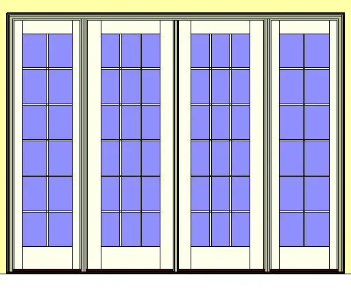 Kolbe Ultra Series Outswing Door 2-Wide Both Sidelites Standard Sill Units