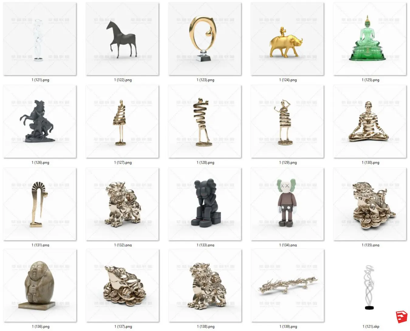 Sculpture Decor — preview 1 (cgtips)