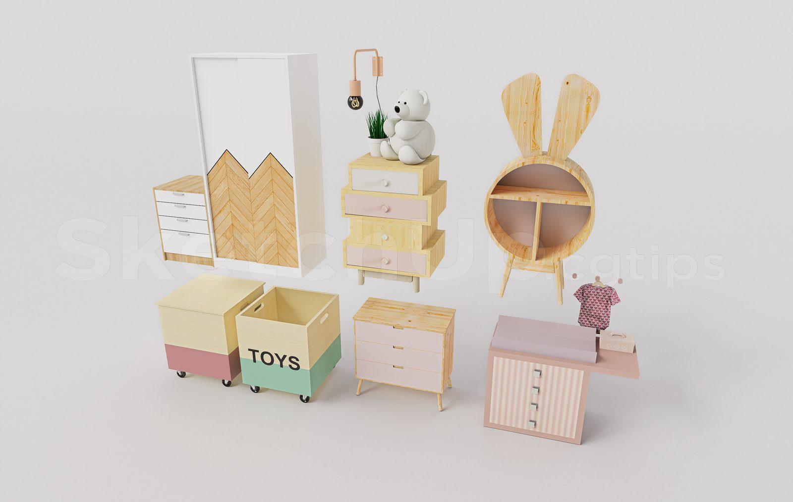 Kids’ nightstand