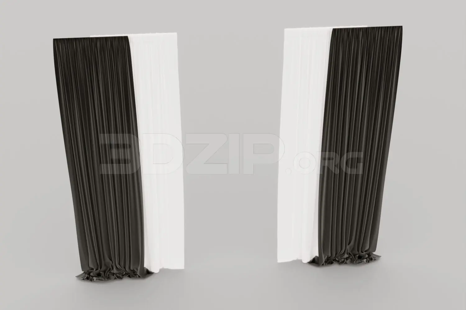 Curtains — preview 1, by Nam Hoang (3dzip)