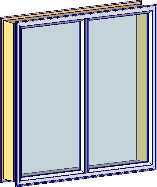 40mm Double Fixed Window - Even