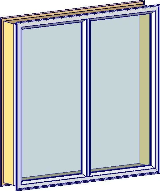 40mm Double Fixed Window - Even