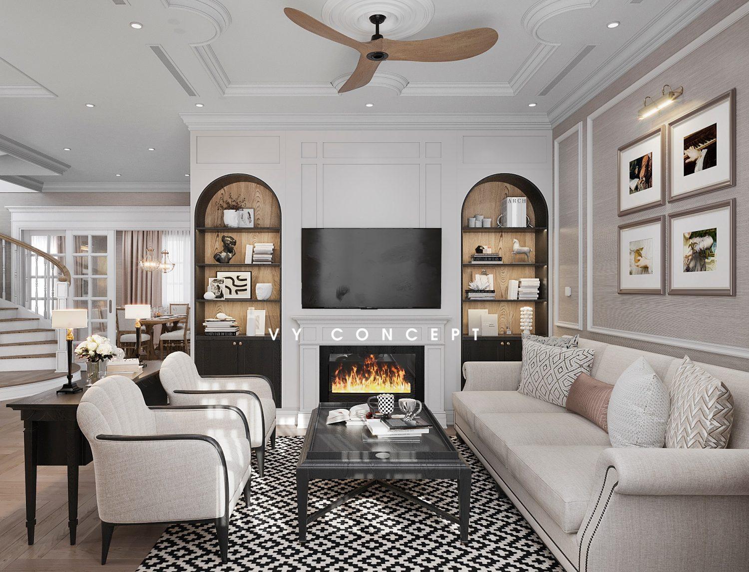 Living Room – Kitchen Interior