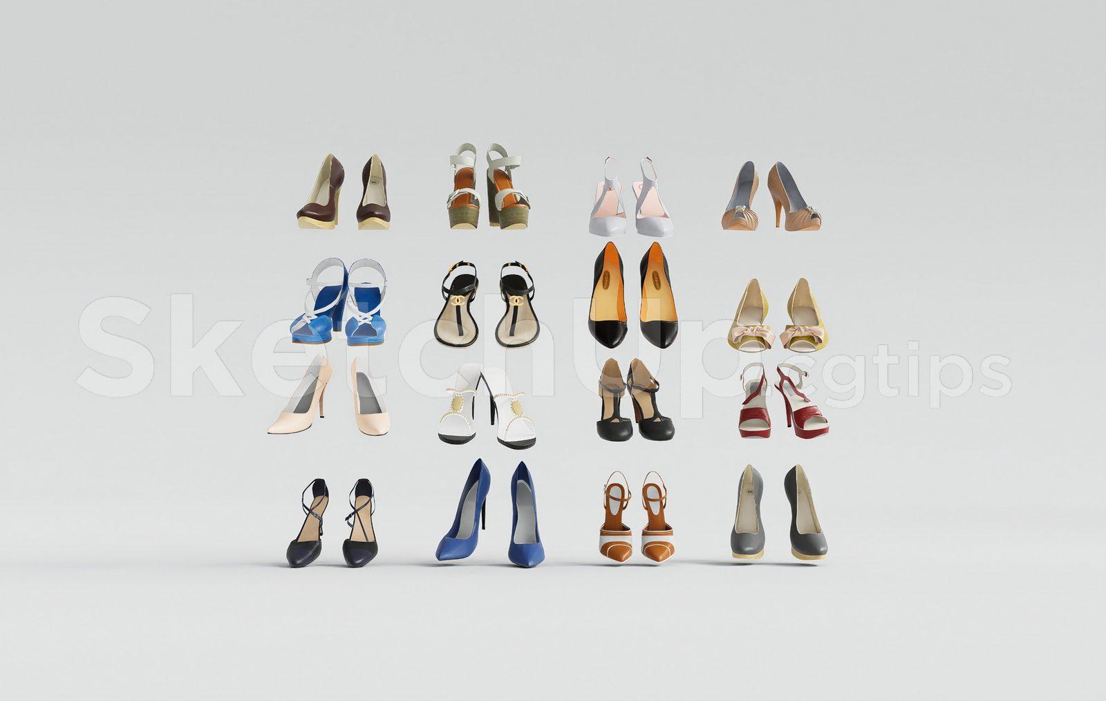 Luxury Women High Heel Shoes — preview 1 (cgtips)