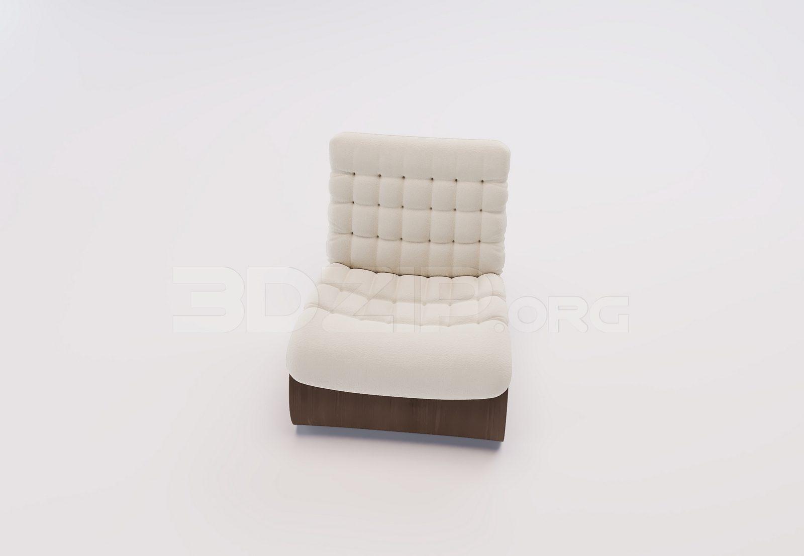 Lounge Chair 3D Model for Interior Projects