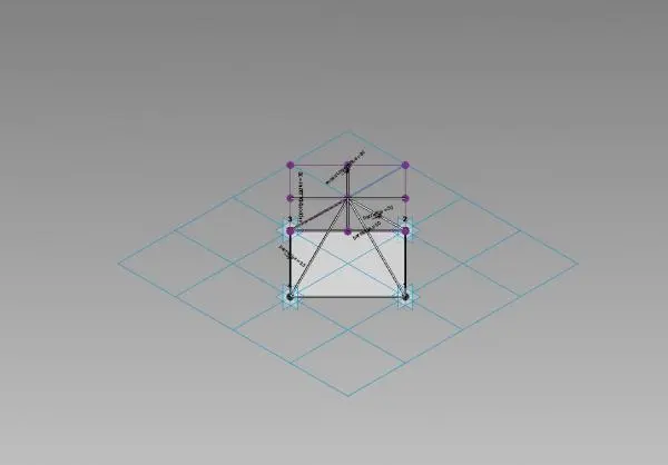 Parametric pattern based space truss element