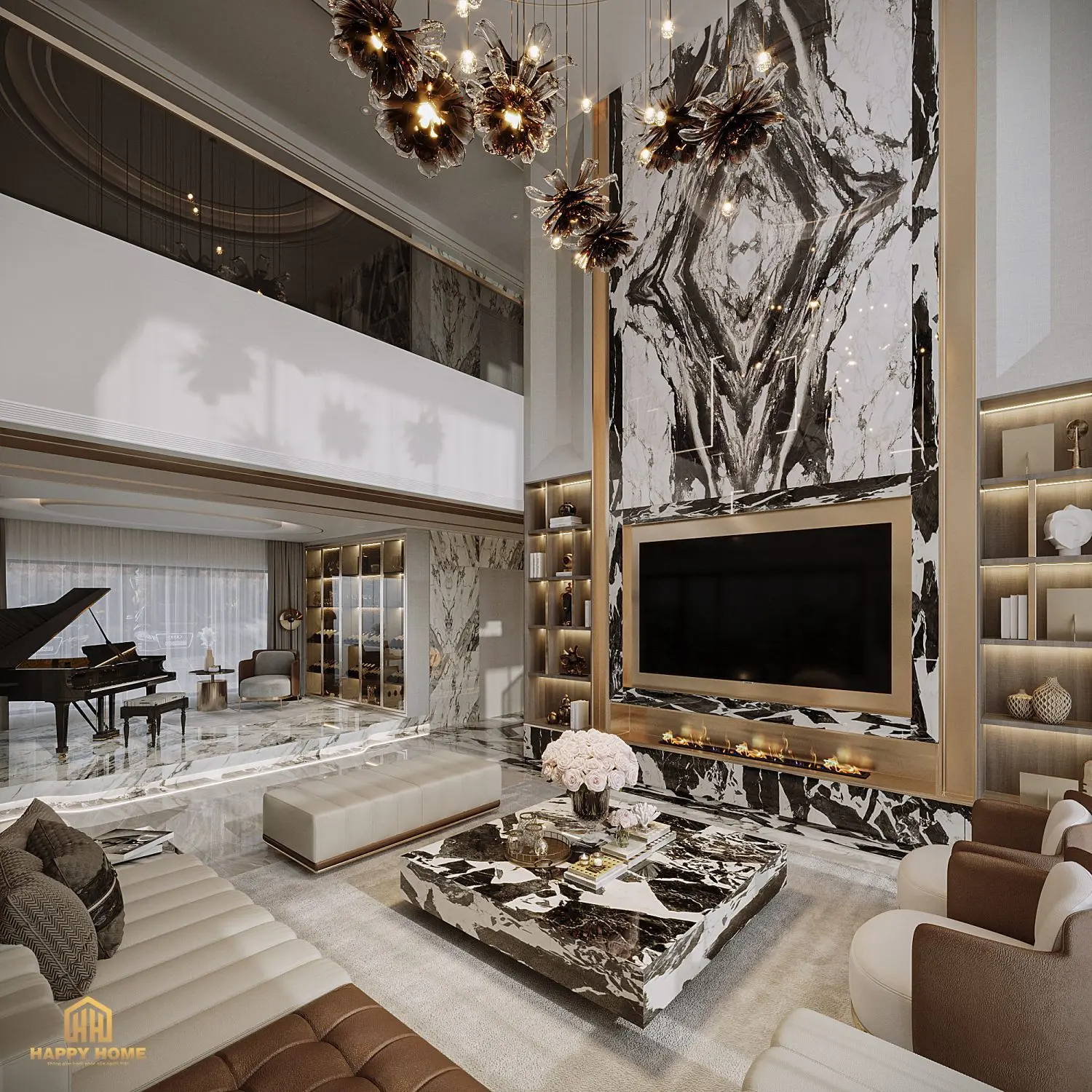 Living Room – Kitchen Interior