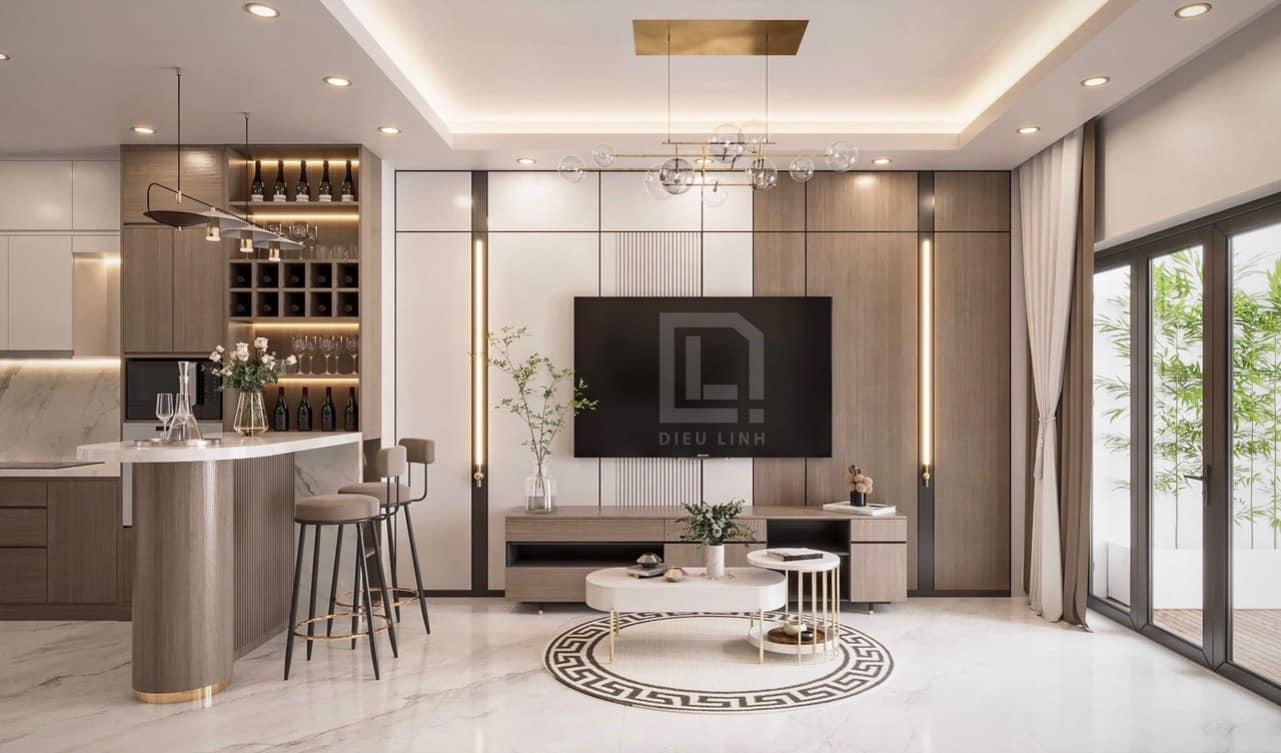 Living Room – Kitchen Interior
