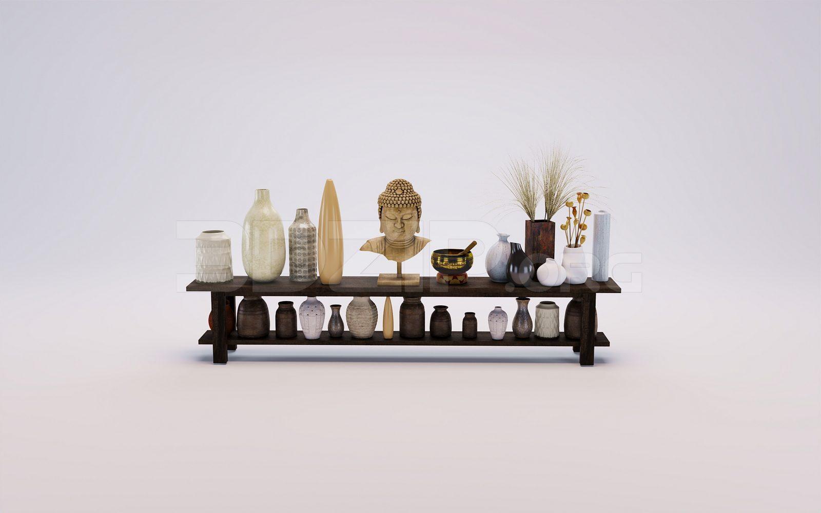 Decorative Set — preview 1 (3dzip)