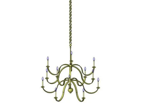 Iron Chandelier