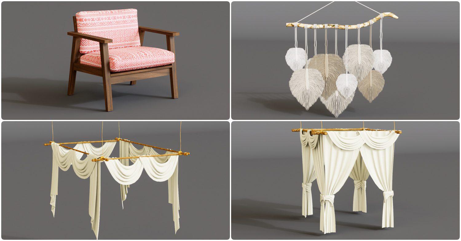 Furniture in Wabi Sabi Style